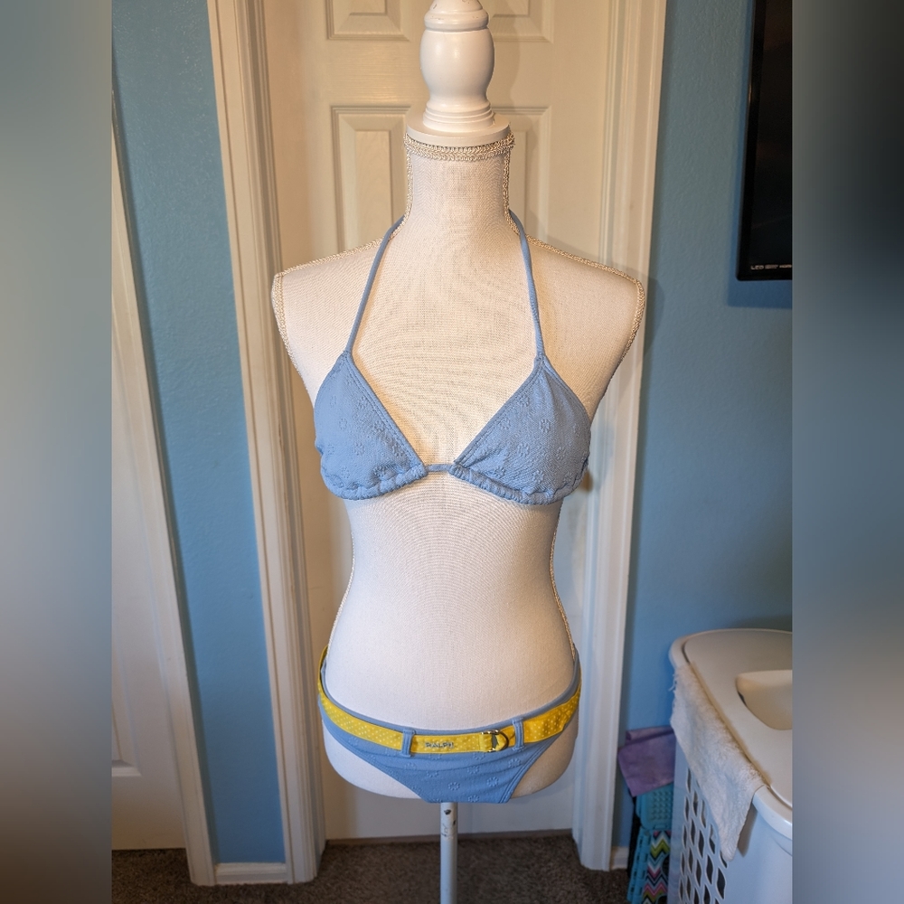 🌴☀️ Blue and Yellow Ralph Lauren Bikini 🩵
